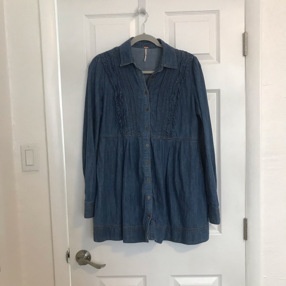Denim Free People Dress
